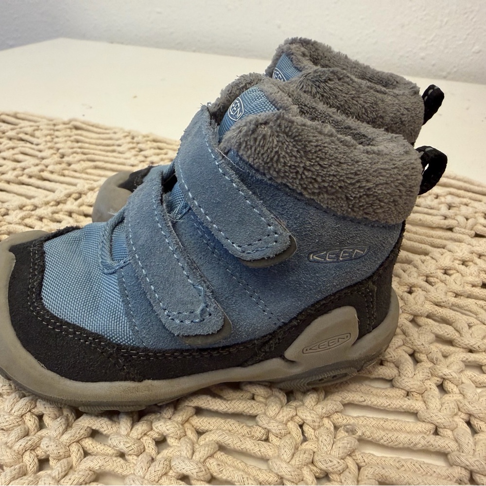 Keen Kids Blue and Black Boots